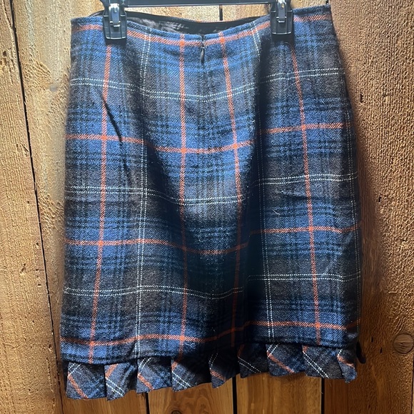 Cabi plaid wool skirt women’s sz 8 - Picture 3 of 6